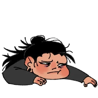 😕 emoji Жужутсу @Nyasticks Telegram sticker 17 of 52