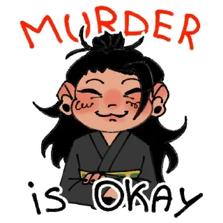 😊 emoji Жужутсу @Nyasticks Telegram sticker 24 of 52