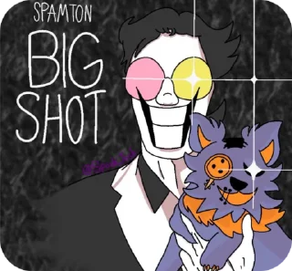 🌟 emoji 💲Spamton💲 @UndertaleDeltaruneStickersArts Telegram sticker 11 of 42