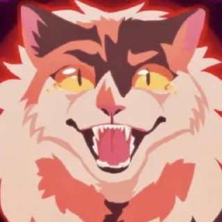 🖤 emoji Кленовница ᕕ(˵•̀෴•́˵)ᕗ Telegram sticker 2 of 20