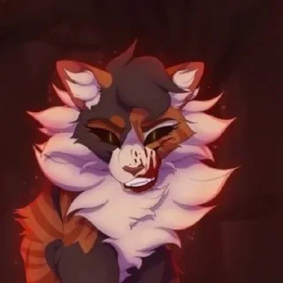 🖤 emoji Кленовница ᕕ(˵•̀෴•́˵)ᕗ Telegram sticker 19 of 20