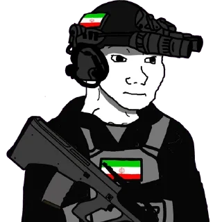 🇮🇷 emoji Military wojaks 2 Telegram sticker 22 of 120