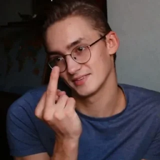 🖕 emoji Никита и Юра| Это всё. @Willy_ll Telegram sticker 10 of 81