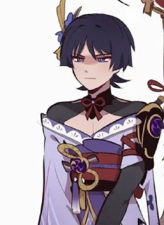 📎 emoji scaramouche Telegram sticker 24 of 40