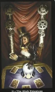 🌟 emoji STEAMPUNK
       tarot Telegram sticker 19 of 80