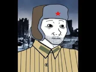 🙁 emoji Military wojak Telegram sticker 17 of 41