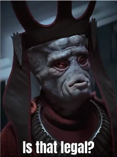 Sticker from The Phantom Menace