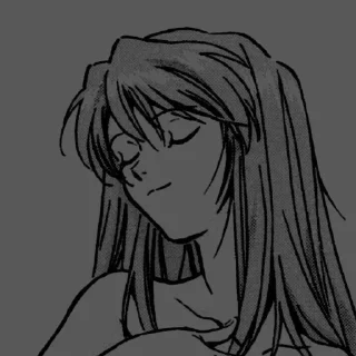 😕 emoji evangelion. Telegram sticker 16 of 43