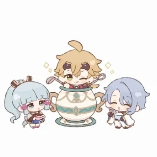 🙂 emoji ✨чиби аято✨ Telegram sticker 5 of 13