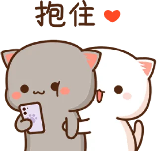 😍 emoji all @mochipeachcats stickers 15 Telegram sticker 24 of 49