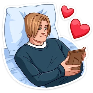🥰 emoji Леон Скотт Кеннеди @tgsticker Telegram sticker 20 of 49