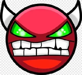 👹 emoji Geometry Dash Telegram sticker 9 of 24