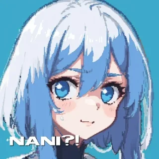 Sticker from The neural network draws anime