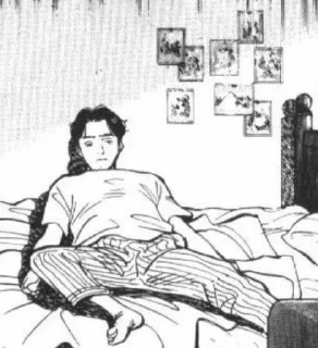 😪 emoji Naoki Urasawa's Monster Telegram sticker 6 of 120