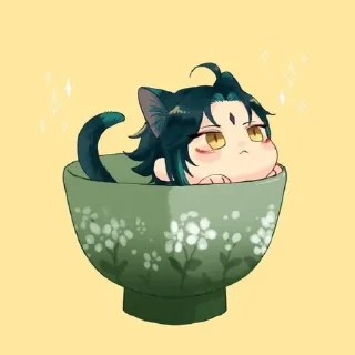 🐱 emoji XIAO-АДЕПТЕ ЩАО @FoxDango Telegram sticker 19 of 30
