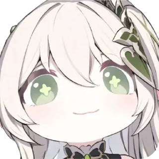 💇 emoji 💚✨Нахида ✨💚 Telegram sticker 13 of 31