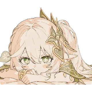 👄 emoji 💚✨Нахида ✨💚 Telegram sticker 18 of 31