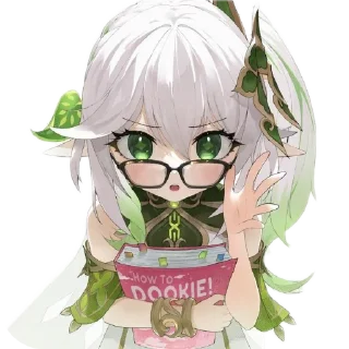 👓 emoji 💚✨Нахида ✨💚 Telegram sticker 4 of 31
