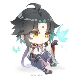 😯 emoji XIAO-АДЕПТЕ ЩАО @FoxDango Telegram sticker 18 of 30