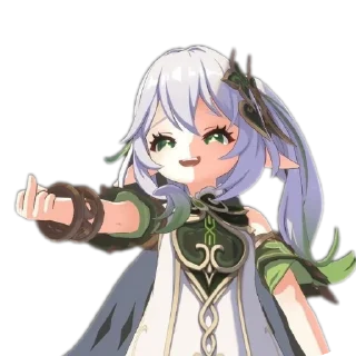 👄 emoji 💚✨Нахида ✨💚 Telegram sticker 11 of 31
