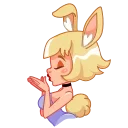 Sticker from Miss Bunny