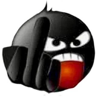 🖕 emoji Кира хорошая)) @DADADA_BA127 Telegram sticker 22 of 80