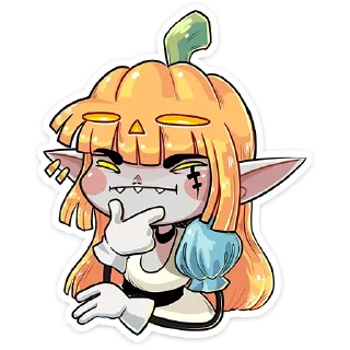 🤔 emoji Агнес (@TgSticker) Telegram sticker 12 of 48