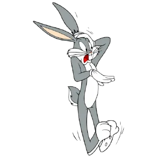 😨 emoji 🐰 Bugs Bunny by @LilAladin Telegram sticker 15 of 15