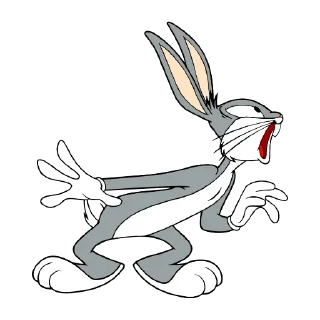 😲 emoji 🐰 Bugs Bunny by @LilAladin Telegram sticker 11 of 15