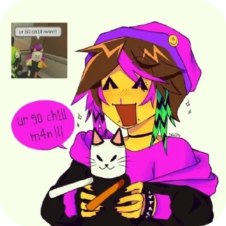 🌟 emoji ‼️Жмяк🔜 @stickers_roblox⁩⁩⁩ Telegram sticker 23 of 50