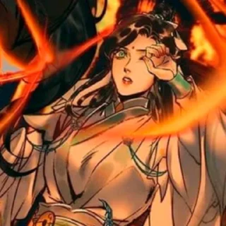 😯 emoji ⁺. ࣪. .Shi Qingxuᴀn⋆ ࣪ . Telegram sticker 10 of 80