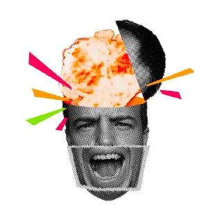 🤯 emoji 😄 / MALEEV Telegram sticker 10 of 31