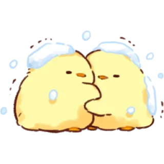🌨 emoji Soft and Cute Chicks Winter @softandqt Telegram sticker 22 of 40