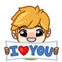 😚 emoji Love Story Telegram sticker 14 of 22