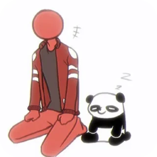 🥰 emoji Красный абобус Telegram sticker 16 of 37