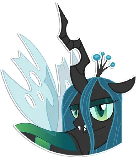 Sticker from Queen Chrysalis | By @Egor418