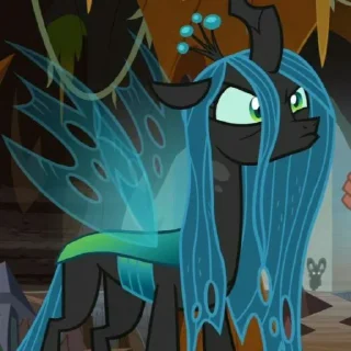 👿 emoji Queen Chrysalis | @MyLittlePony_bots Telegram sticker 14 of 90