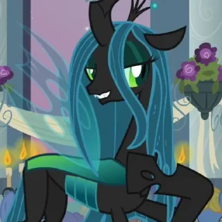 👿 emoji Queen Chrysalis | @MyLittlePony_bots Telegram sticker 10 of 90