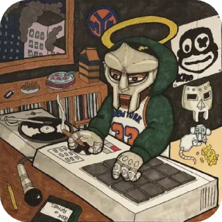 😒 emoji MF DOOM • @Earth928B Telegram sticker 23 of 50