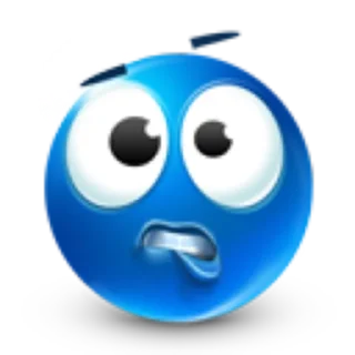 😟 emoji crazy goofy Telegram sticker 6 of 63