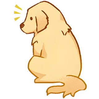😒 emoji Милый ретривер @Nyasticks Telegram sticker 23 of 41