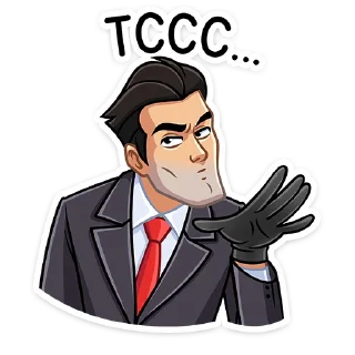 🤫 emoji Секретный агент :: @stickroom Telegram sticker 11 of 48