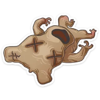 🙁 emoji @TVstickers Horror night Telegram sticker 20 of 24