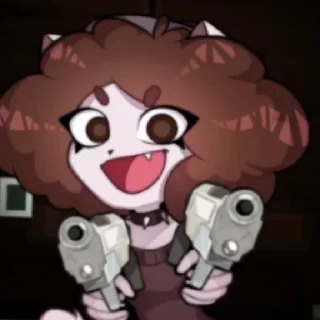 🔫 emoji CREEPY CAT ⭐ Telegram sticker 23 of 25