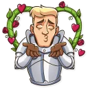 🥰 emoji Romantic Knight Telegram sticker 2 of 36