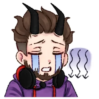😭 emoji Asmedaj stik Telegram sticker 6 of 12