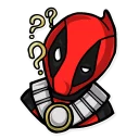 ❓ emoji DEADPOOL Telegram sticker 7 of 12