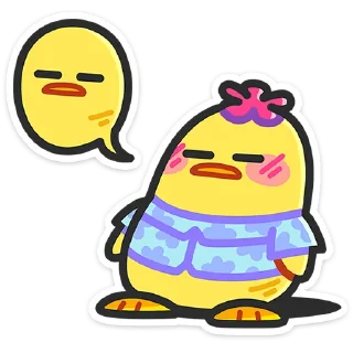 😑 emoji Утя-путя • @TgSticker Telegram sticker 16 of 49
