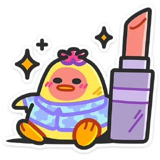 💄 emoji Утя - Путя :: @stickroom Telegram sticker 12 of 48