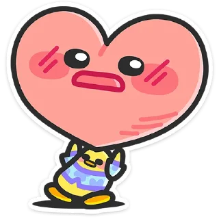 ❤️ emoji Утя-путя • @TgSticker Telegram sticker 7 of 49